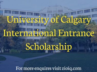 University of Calgary International Entrance Scholarship