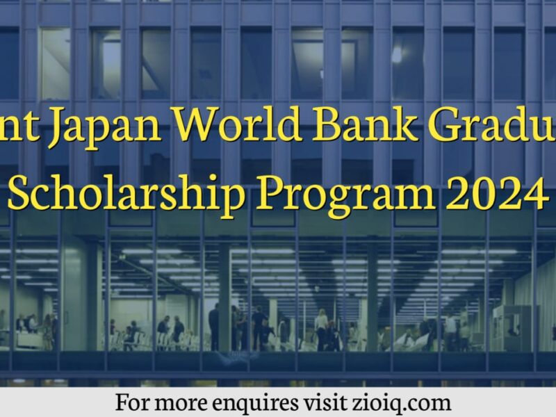 joint japan world bank graduate scholarship program 2024