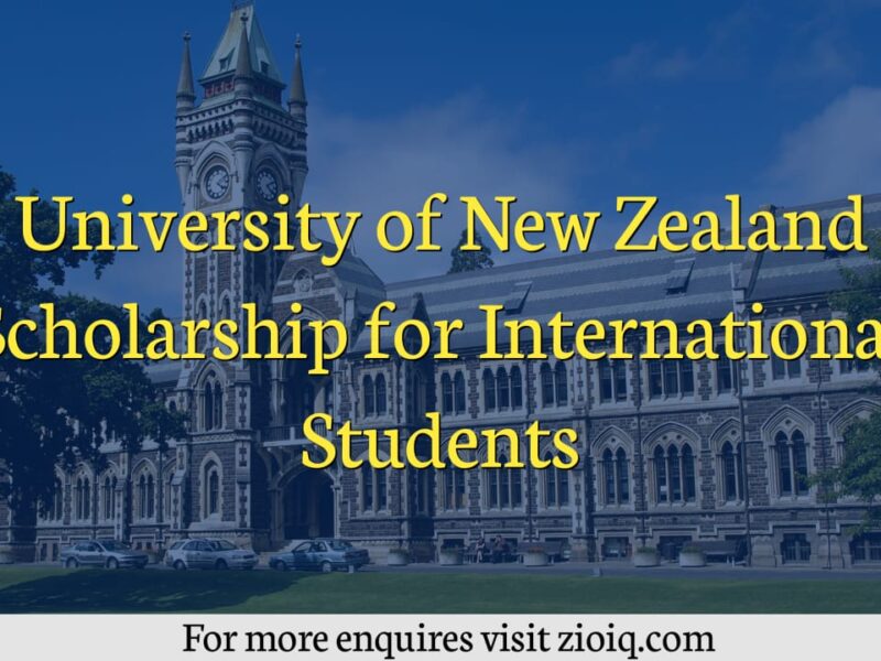 University of New Zealand Scholarship for International Students